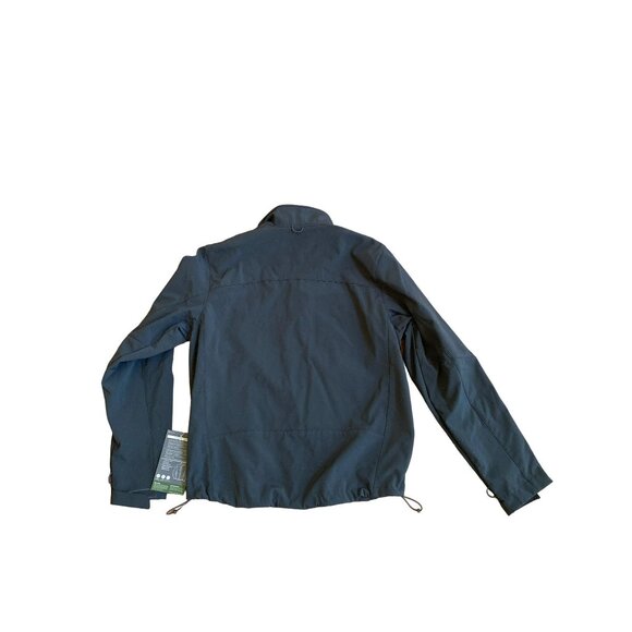 Eddie Bauer Softshell Jacket Army Team Microsoft Logo Navy Blue - Picture 4 of 9